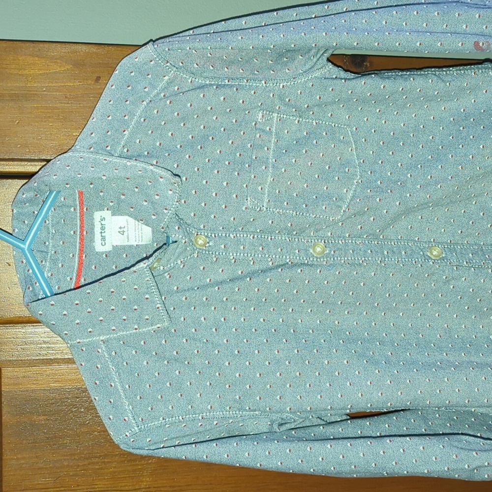 EUC Tiny Sailboat Button Down Shirt